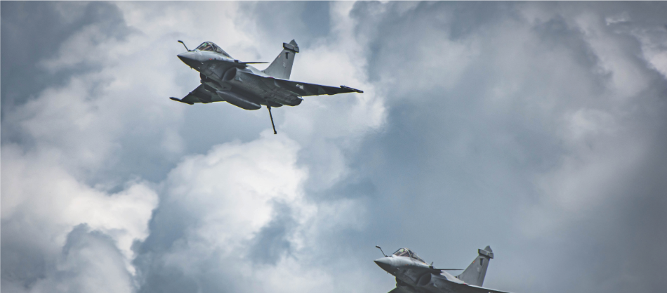 Deux avions en vol